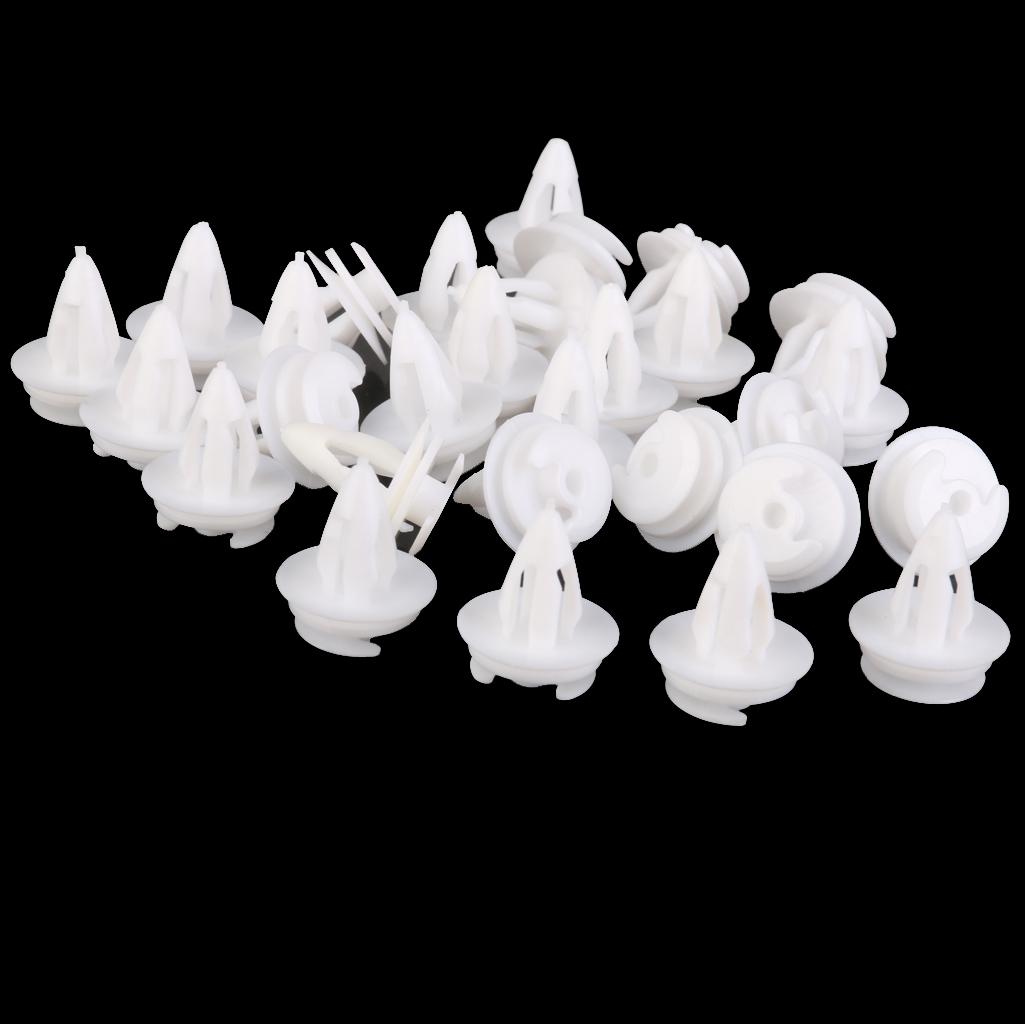 Nylon Door Trim Panel Retainers Clips for GM 51411973500 30Pcs