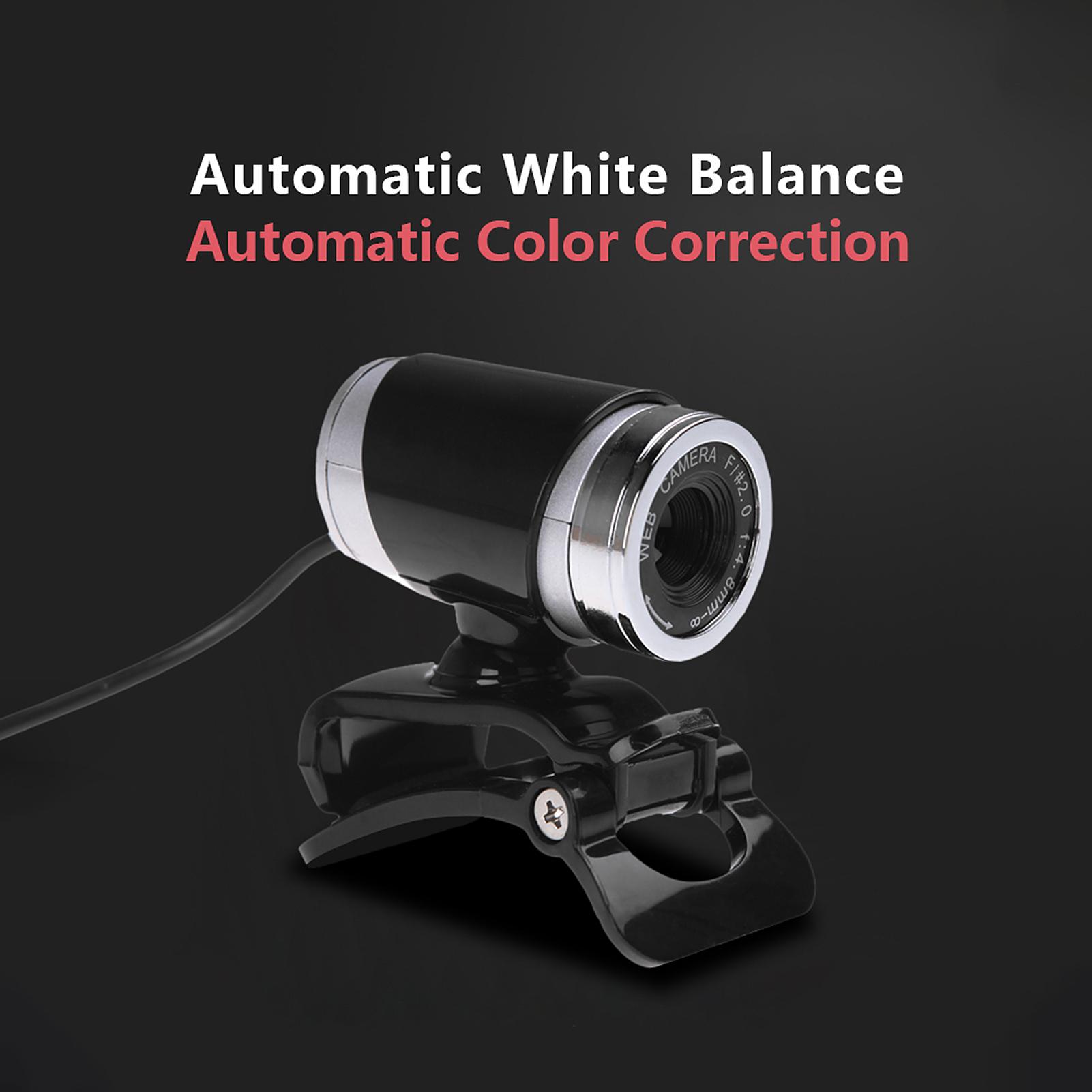 Web Cam có mic xoay 360 độ dành cho máy tính bàn/ laptop USB 2.0 0.3 Million Pixels HD