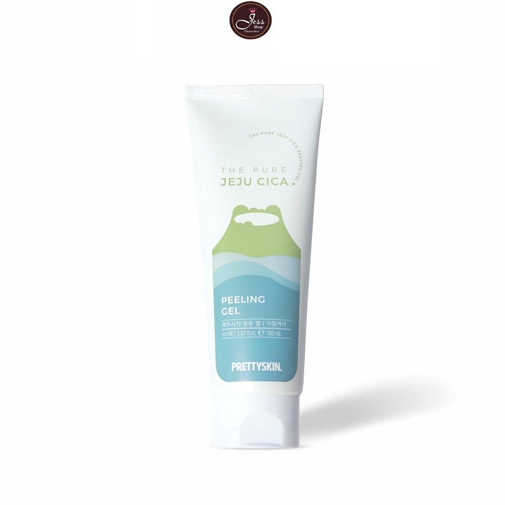 Tẩy Da Chết Rau Má Prettyskin The Pure Jeju Cica Peeling Gel 150ml