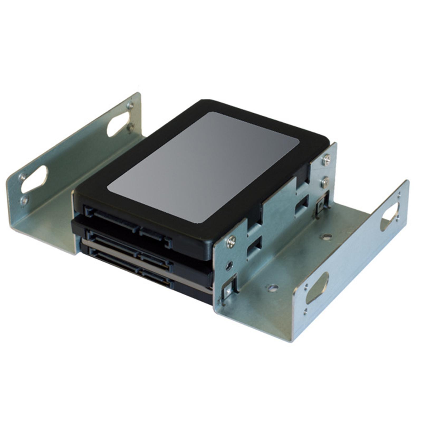 SSD HDD Drive Bays Holder .5inch to 5.25inch Adapter for PC