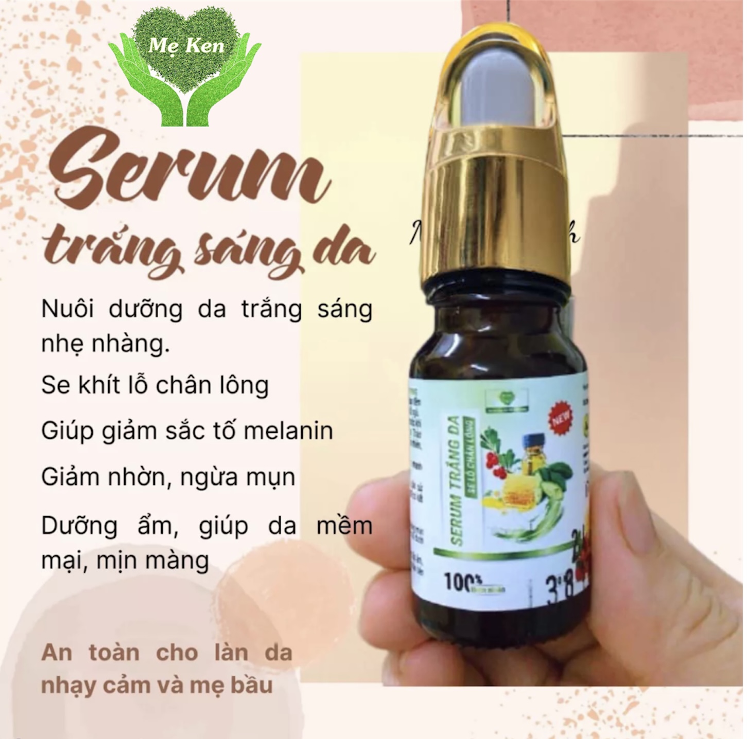 Serum Trắng Da  Mẹ Ken