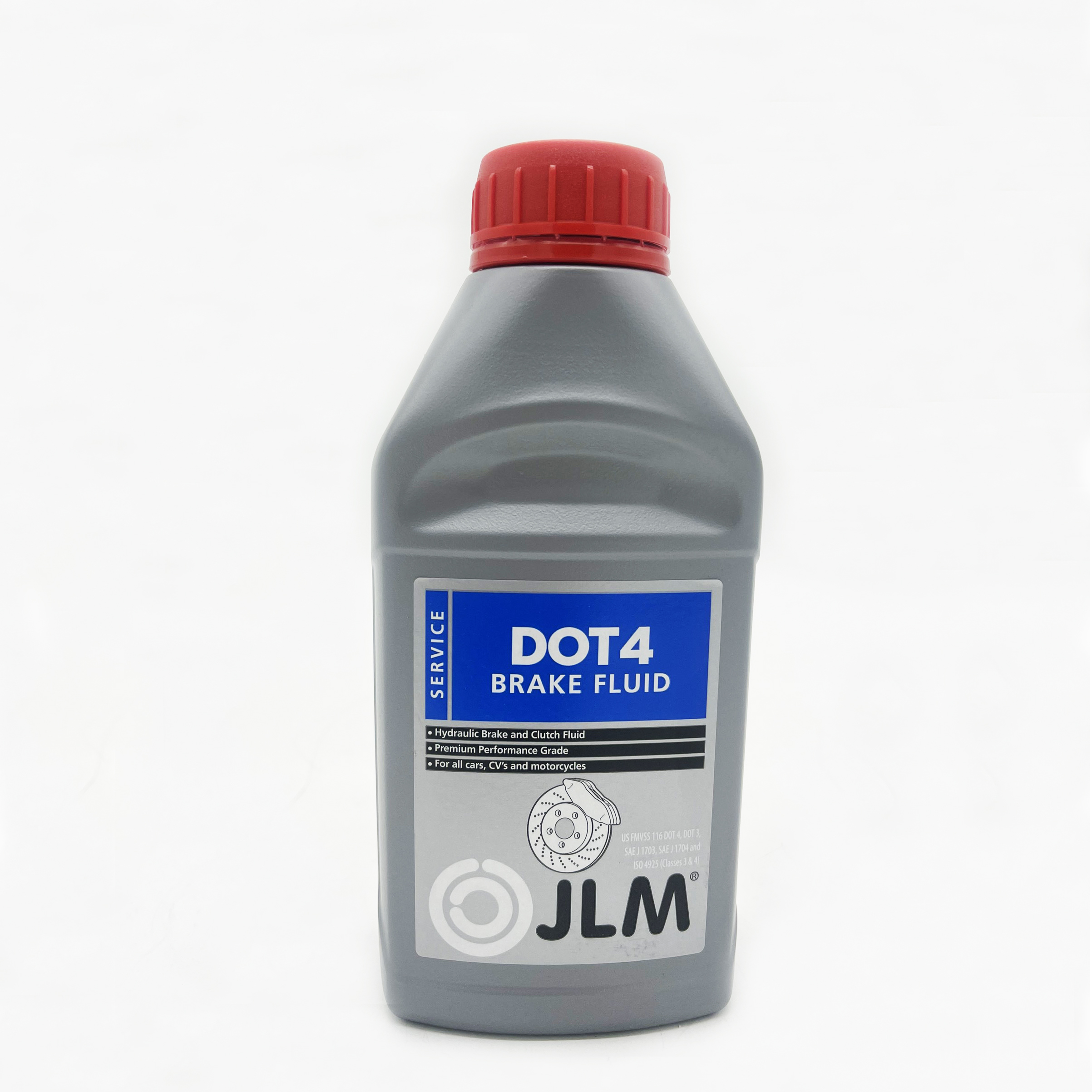 Dầu phanh Dot 4 (Brake Fluid) cho ô tô xuất xứ JLM Hà Lan, J04845 dung tích 1000ml, tiêu chuẩn ISO 4925 (Classes 3 &amp; 4)