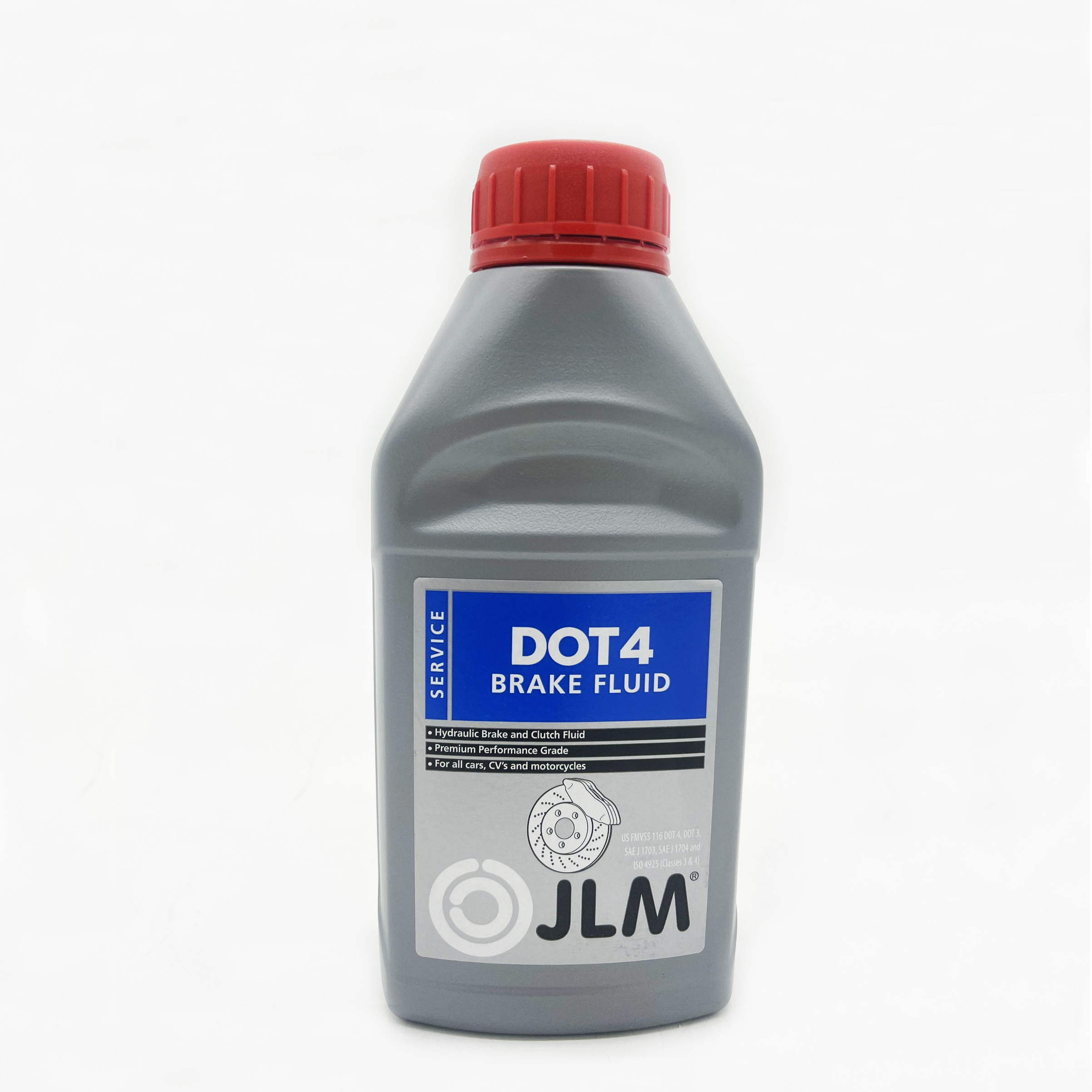 Dầu phanh Dot 4 cho ô tô xuất xứ JLM Hà Lan, J04845 dung tích 1000ml, tiêu chuẩn ISO 4925