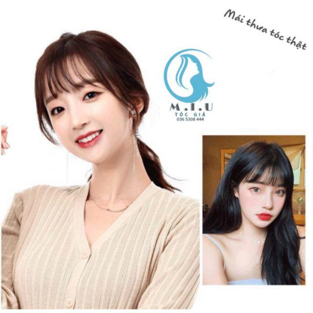 Tóc giả mái thưa ️️  ️️ mái thưa tóc thật