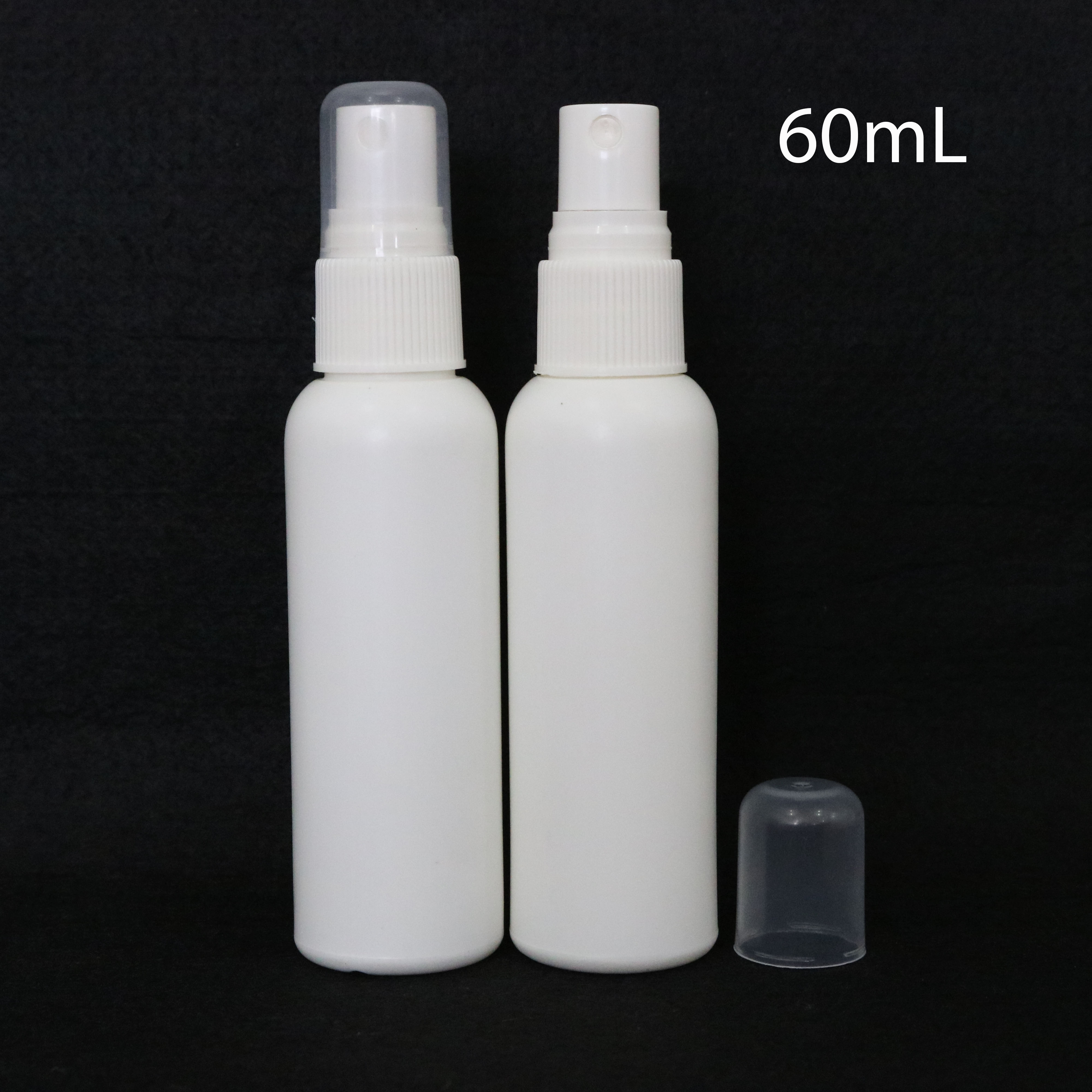 Chai nhựa 60mL HPDE phun sương trắng tiện dụng