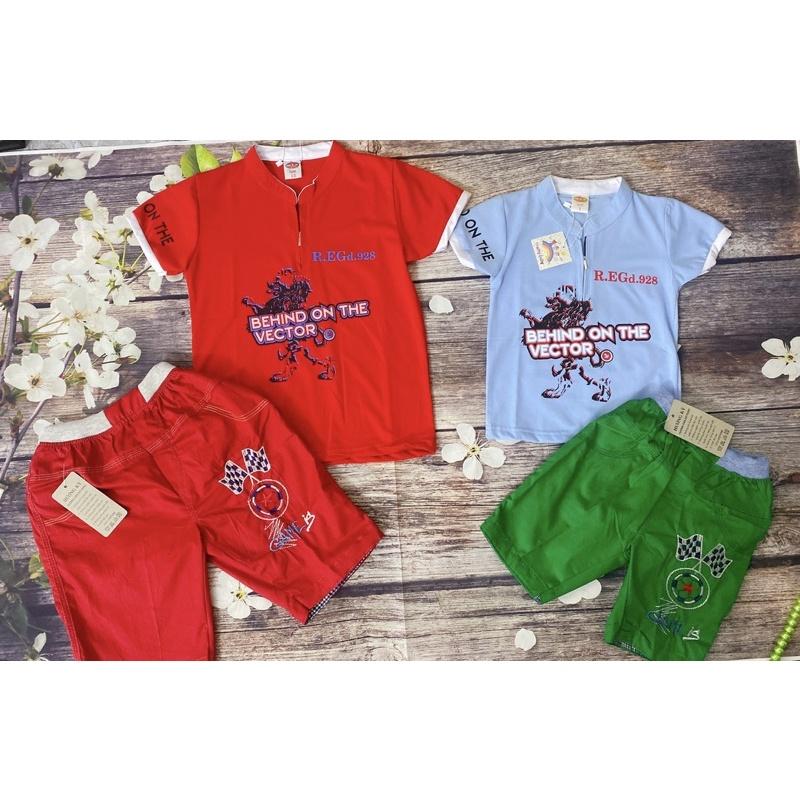 Quần Bé Trai Size 13-25Kg, 2 Tuổi Đến 7 Tuổi, Quần Jean Thêu Bóng Cờ, Quần Short Co Giãn