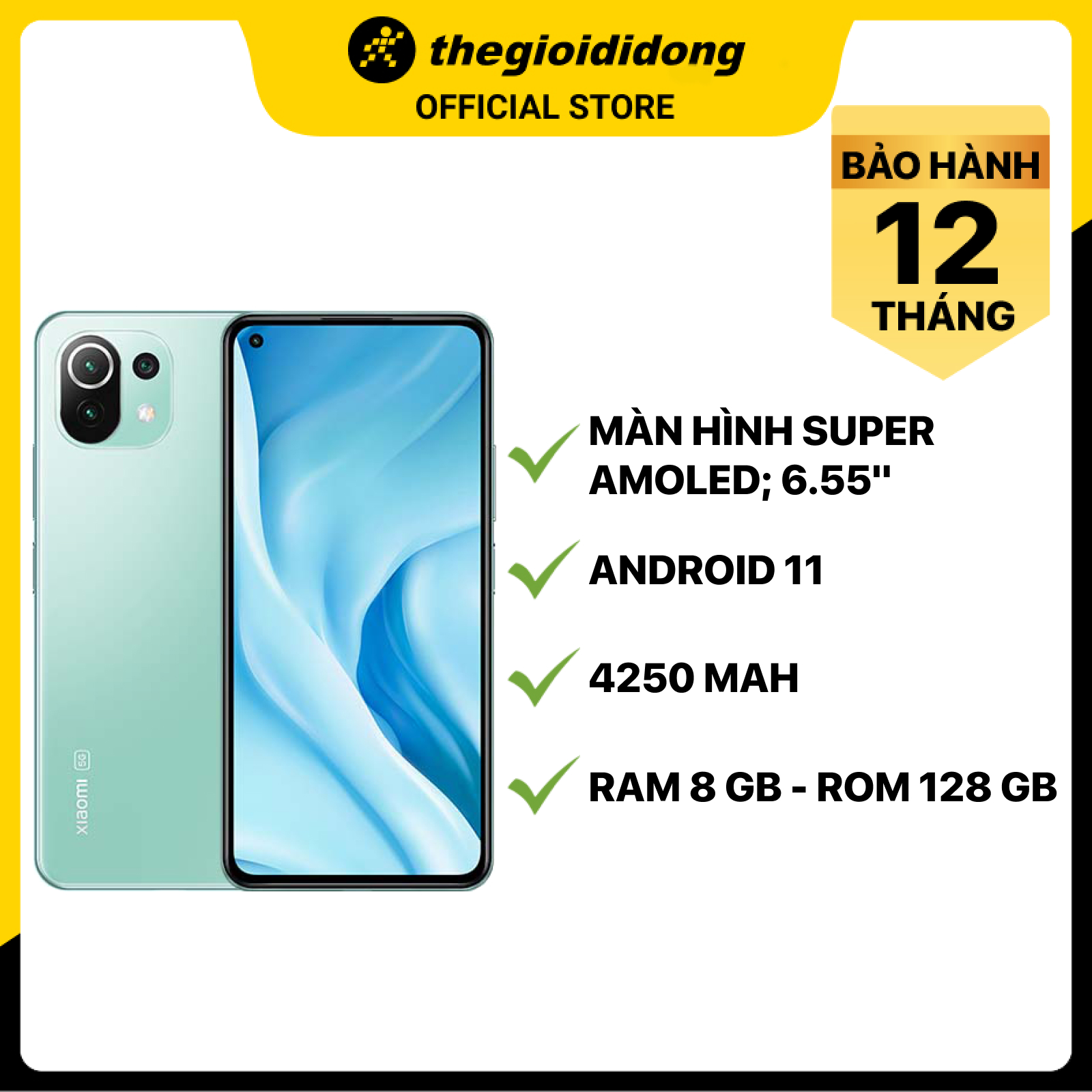 Điện thoại Xiaomi 11 Lite 5G NE - Hàng chính hãng