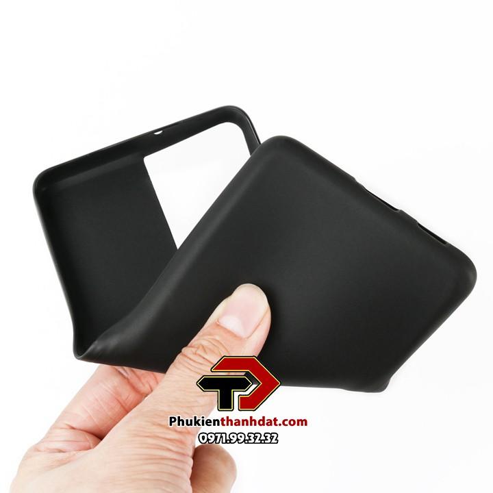 Ốp lưng dành cho SamSung Galaxy S21 Ultra dẻo màu đen chống bám vân tay