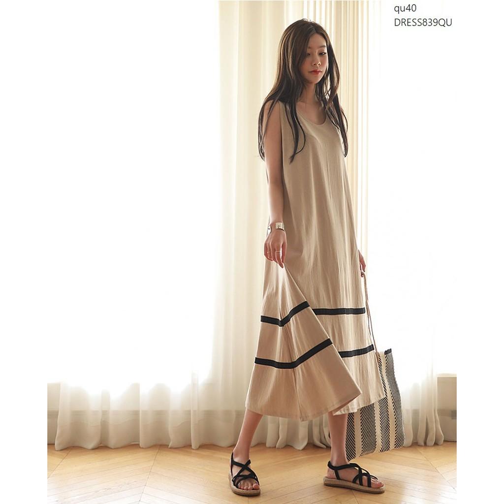 DRESS753 ĐẦM MAXI VIỀN THIẾT KẾ