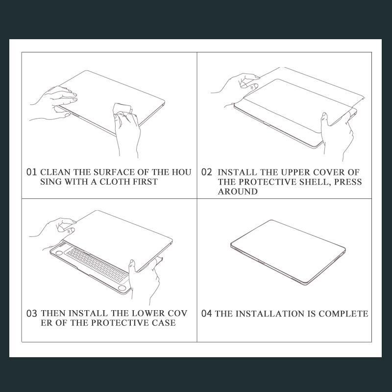 Ốp Lưng Bảo Vệ Bàn Phím Máy Tính Chống Trầy Cho macbook air 13 A2337 A2179 M1 A1466 PRO 13 A2289 A2442 A2338