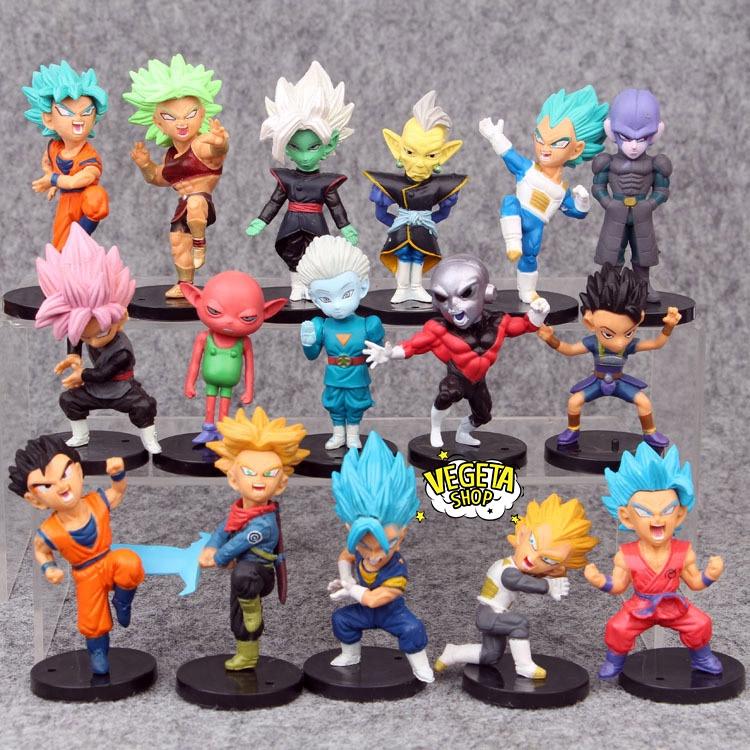 Mô hình Dragon ball - Super WCF - 16 mẫu tự chọn Goku Gohan Zamasu Rose Black Vegeta Trunks Jiren Hit Vegeto - Cao 8cm
