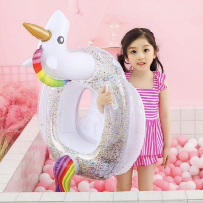 Phao Bơi Kì Lân Kid Kèm Bơm Chống Lật An Toàn Cho Bé 0-4 Tuổi