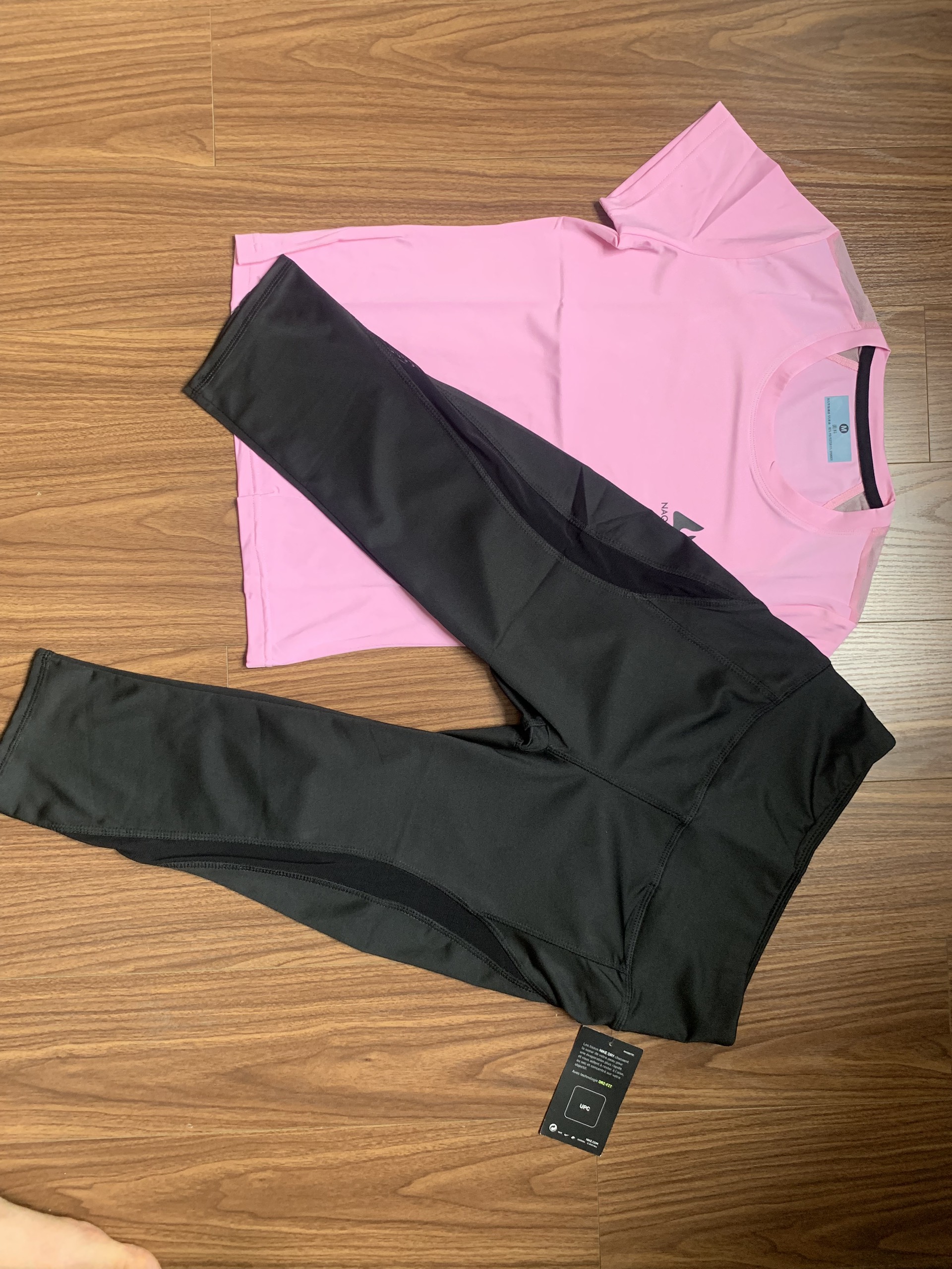 SET ĐỒ NỮ GỒM QUẦN LEGGING LỬNG VÀ ÁO THUN NỮ NGẮN TAY ĐA NĂNG: GYM,YOGA,FITNESS,BƠI,CHẠY BỘ