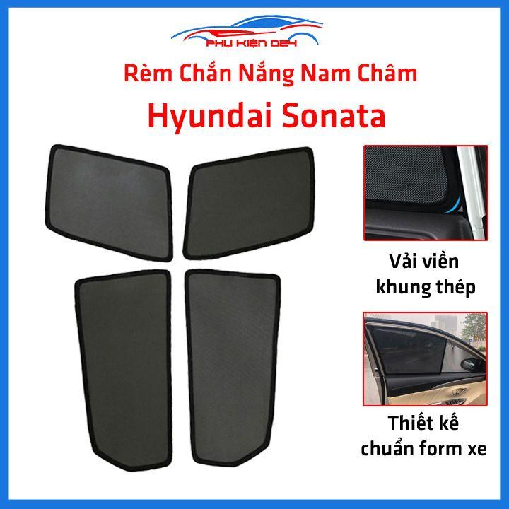 Bộ 4 rèm chắn nắng nam châm Sonata khung cố định chống tia UV