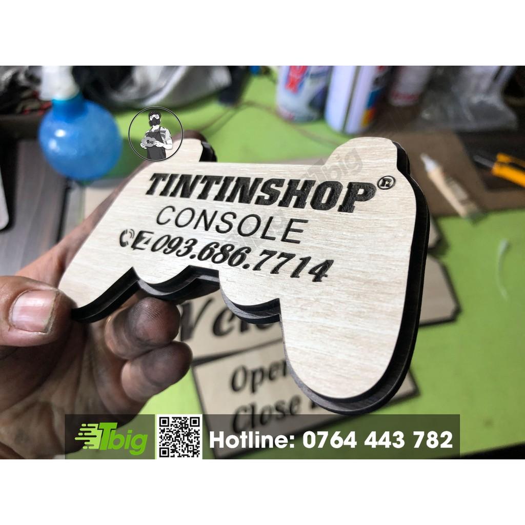 Bảng hiệu gỗ tên shop làm theo yêu cầu