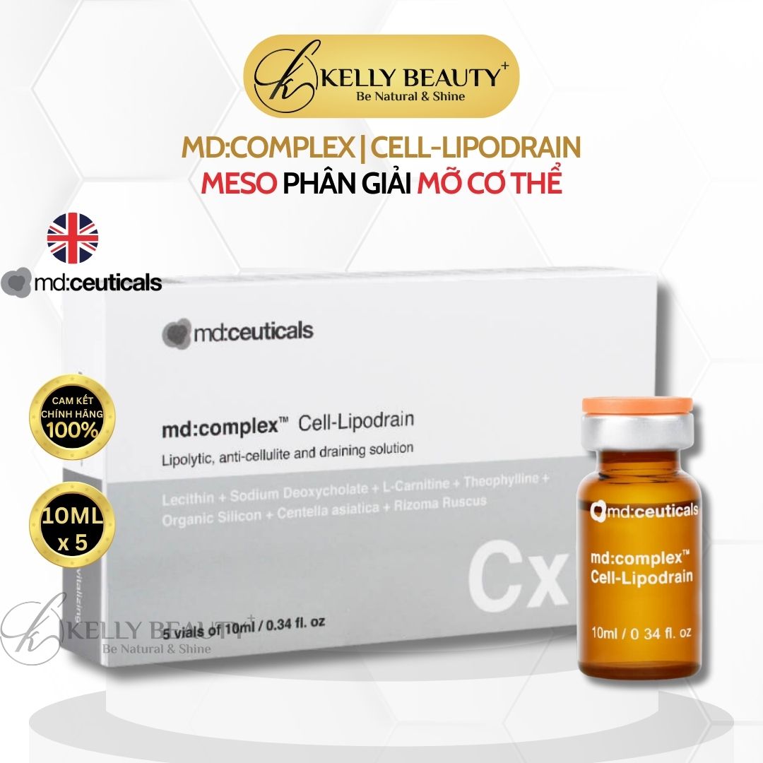 Meso Phân Giải Mỡ Cơ Thể MD:COMPLEX Cell-Lipodrain - md:ceuticals Mesotherapy | Kelly Beauty