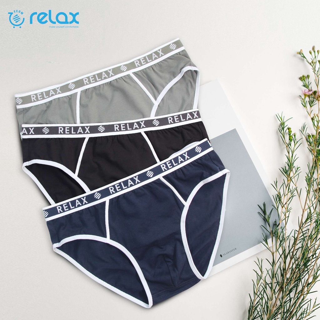 quần lót nam relax cotton cao cấp chính hãng, quần sịp nam relax underwear rltk24