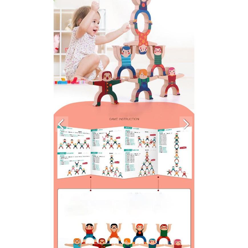 ĐỒ CHƠI LẮP RÁP GIA ĐÌNH CÂN BẰNG BALANCED STACCATO - FAMILY TOYS