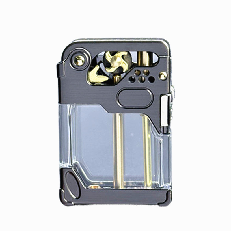 Vỏ Hột Quẹt Bật Lửa Xăng Đá Zorro Z833-2 Thiết Kế Lộ Thiên Nhìn Rõ Lượng Xăng Đánh Lửa Tự Động