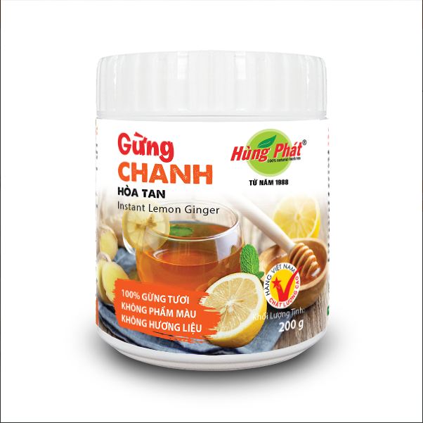 Gừng Chanh Hòa Tan - Instant Lemon Ginger