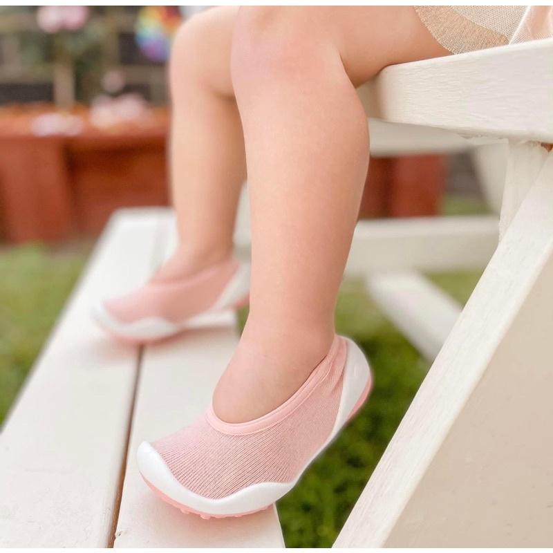 (3-5 TUỔI) MADE IN KOREA GIÀY TẤT CHO BÉ FLAT PINK