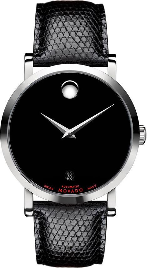 Đồng Hồ Nam Dây Da Movado 0606114 (38mm) - Đen