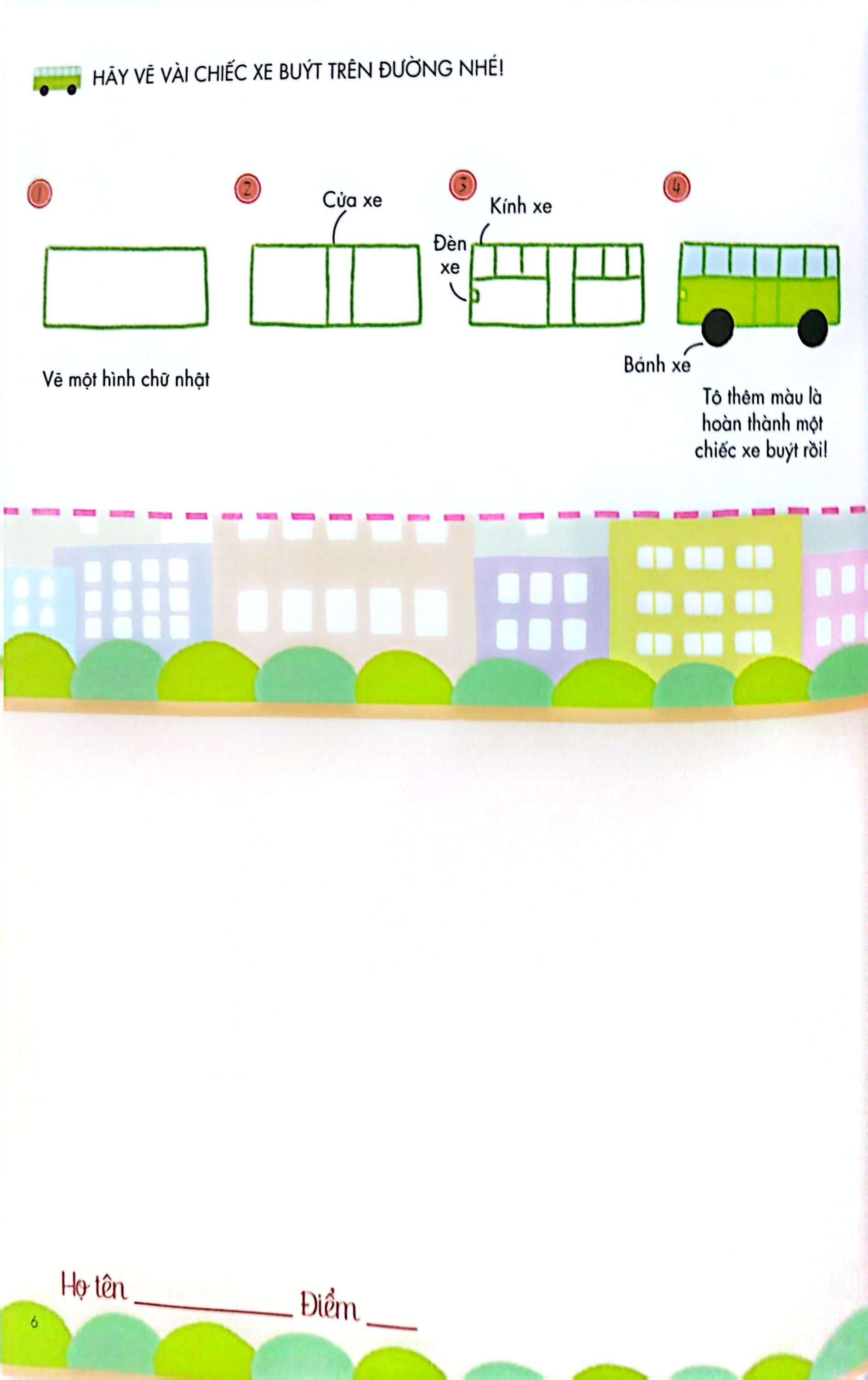 Sách - Bé Tập Làm Họa Sĩ - Tập Vẽ Phương Tiện Giao Thông