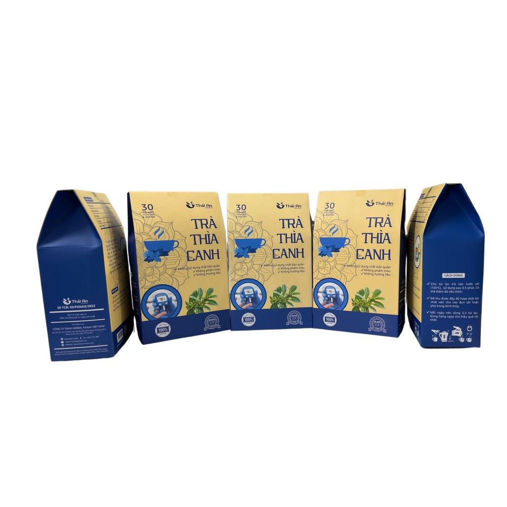 COMBO 5 Trà Thìa Canh Thái An - Trà Túi Lọc Thảo Mộc Hỗ Trợ Sức Khỏe An Thần Giảm Stress - Tặng 2 Bình Nước Cao Cấp