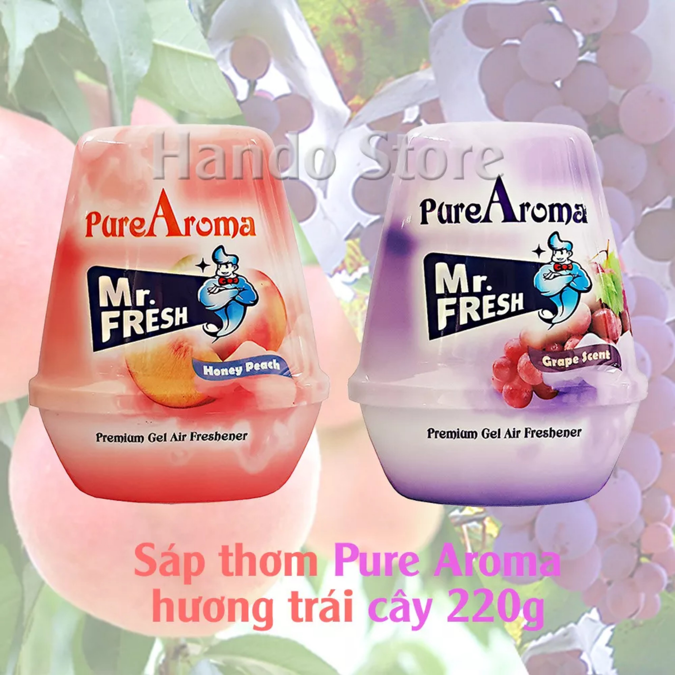 Sáp thơm Pure Aroma Mr.Fresh 220g hương trái cây