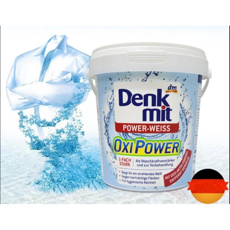 Hộp bột tẩy trắng quần áo Oxi Power DENKMIT 750 g