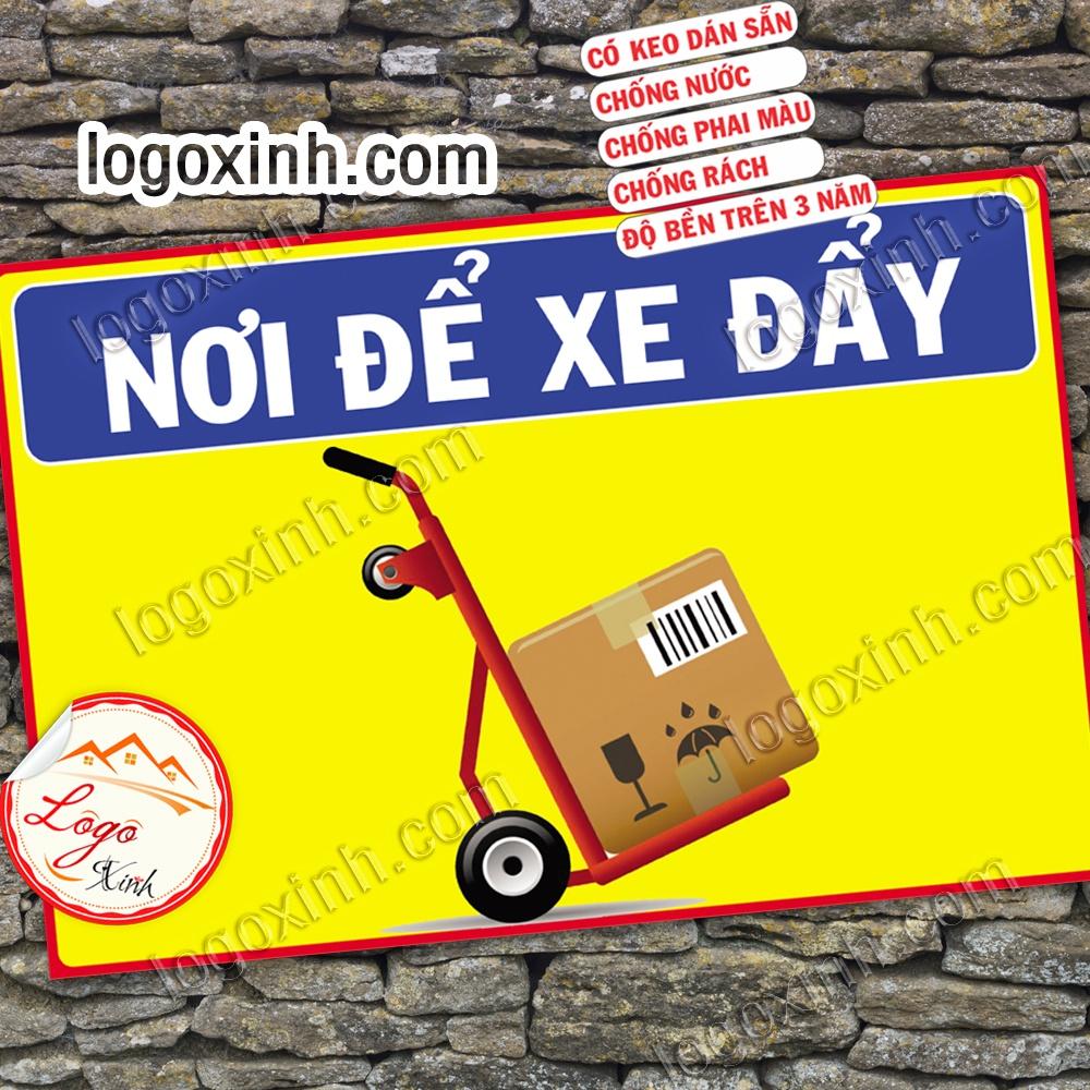 LOGO TEM STICKER VỊ TRÍ NƠI ĐỂ XE ĐẨY HÀNG - TRUCKER PLACE- DÙNG CHO CÔNG TY, VĂN PHÒNG, NHÀ XƯỞNG.....