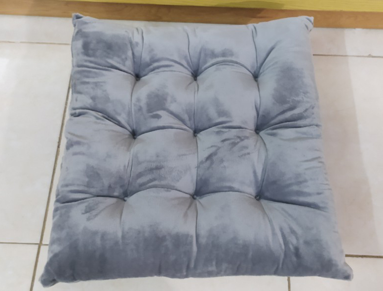 ĐỆM NGỒI BỆT VUÔNG VẢI NỈ NHUNG CAO CẤP