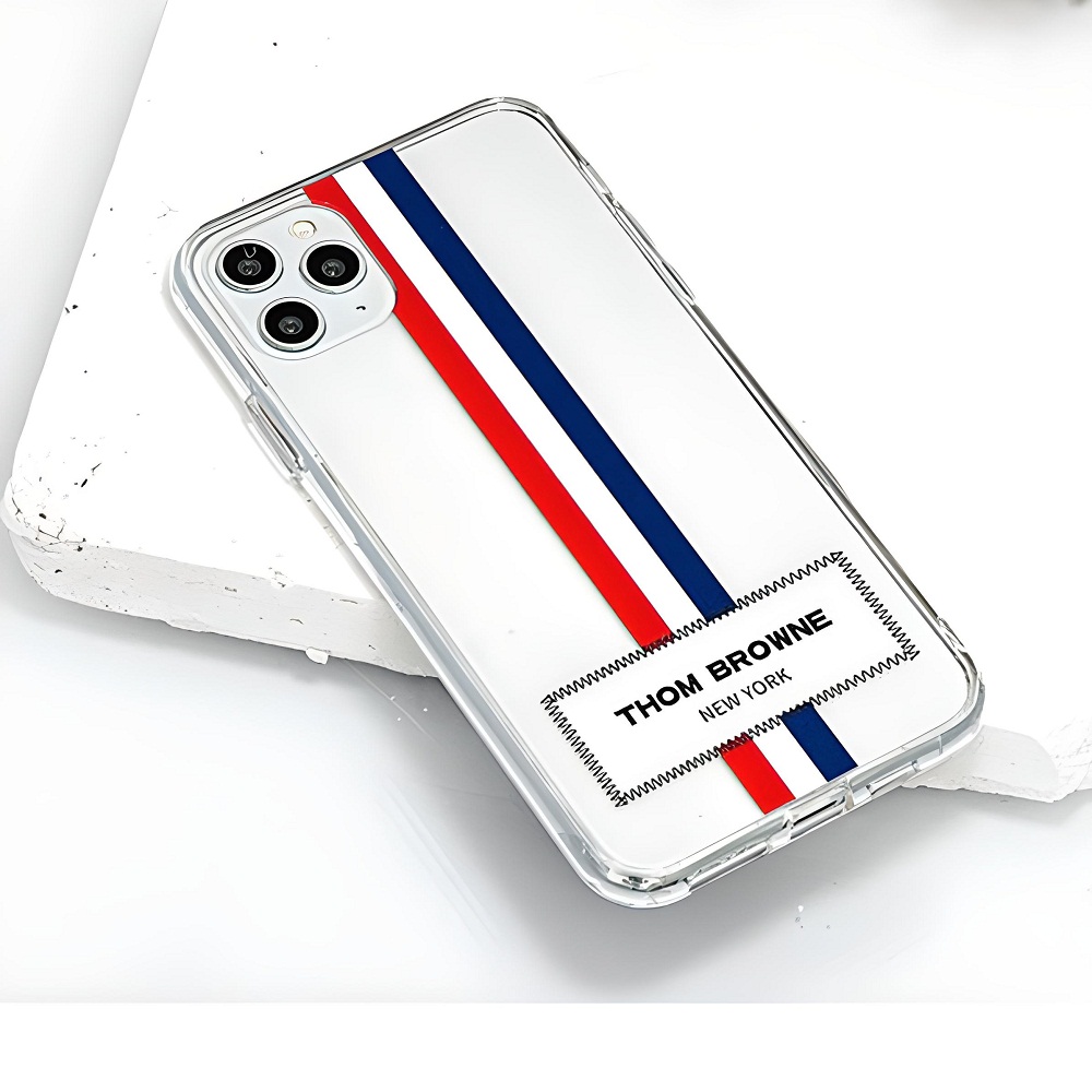 Ốp lưng trong suốt chống sốc cho iPhone 13 6.1 inch hiệu Likgus Thom Browne (bảo vệ toàn diện, chất liệu cao cấp, thiết kế thời trang) - hàng nhập khẩu