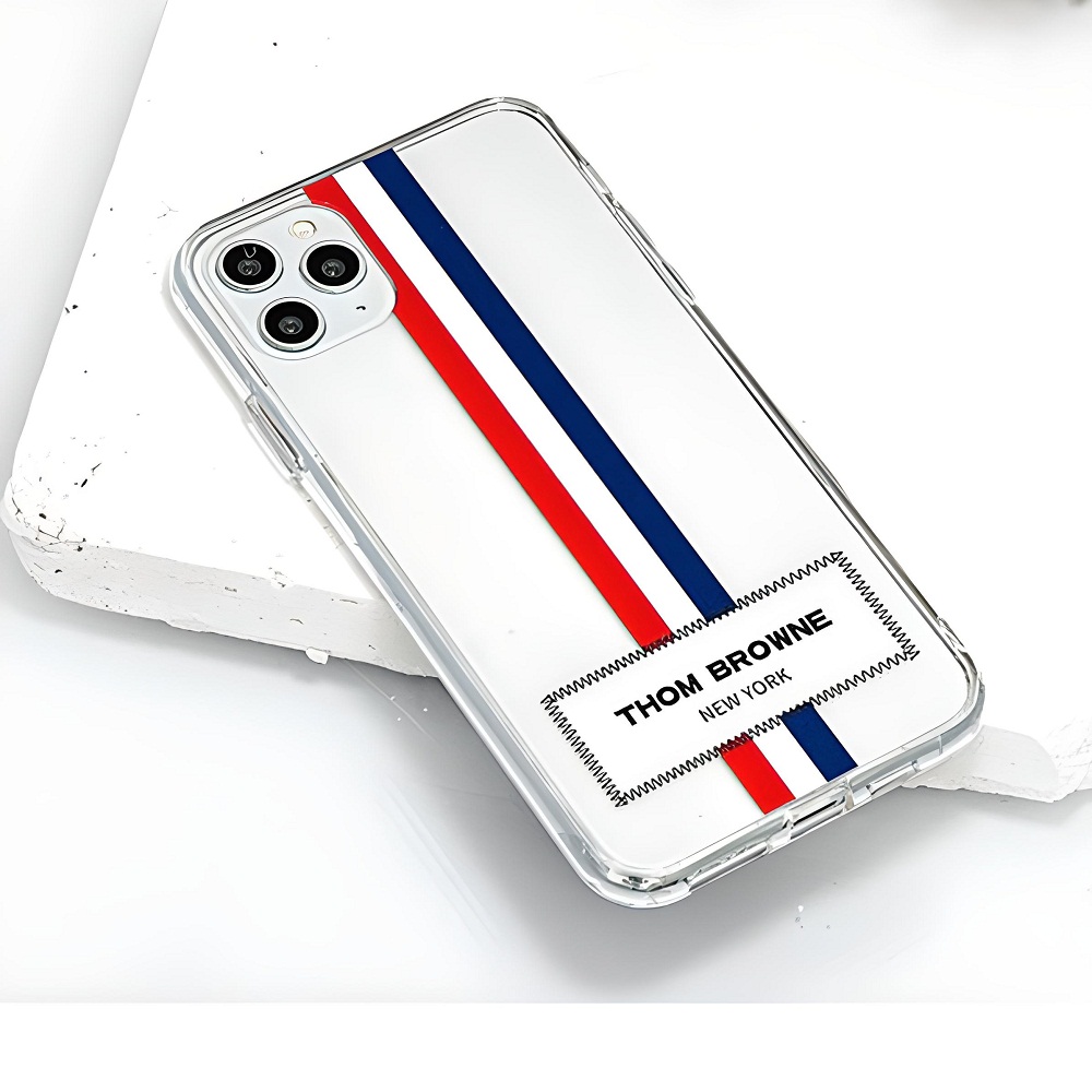 Ốp lưng trong suốt chống sốc cho iPhone 13 Pro Max hiệu Likgus Thom Browne (bảo vệ toàn diện, chất liệu cao cấp, thiết kế thời trang) - hàng nhập khẩu