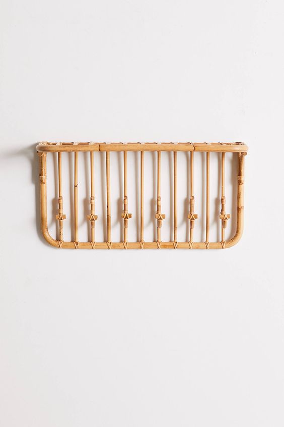 Móc Mây Treo Trường Thiết Kế Cổ Điển- Rattan Wall Hook in Classic Style -AS033