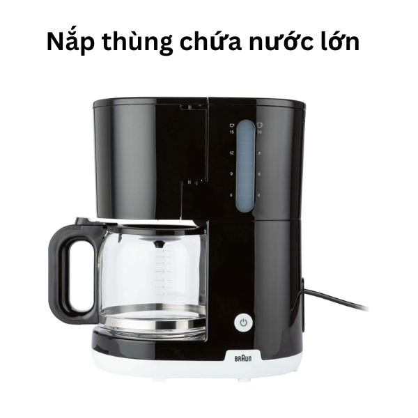 Máy pha cà phê Braun KF1100BK-Hàng chính hãng