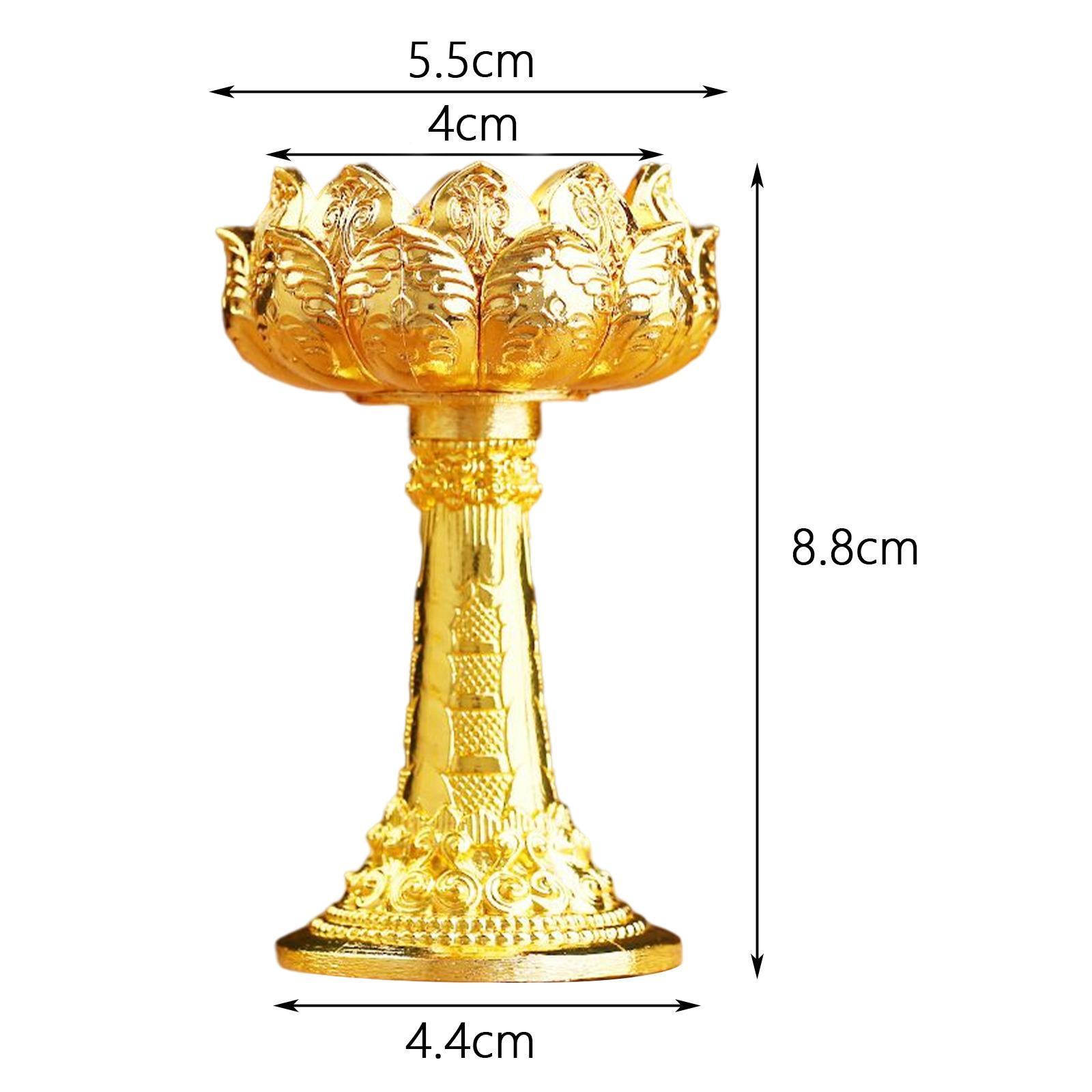 Ghee Lamp Holder Candle Holder Buddhist Supplies Candlestick for Decor