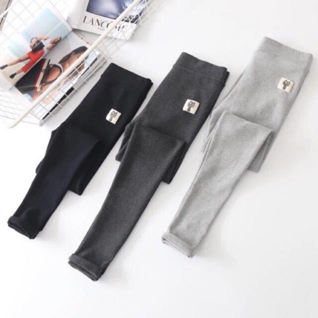 Quần legging nỉ mèo