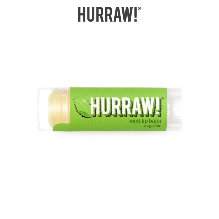 Son dưỡng môi Hurraw! Balm - hương bạc hà 4.8g/.17oz