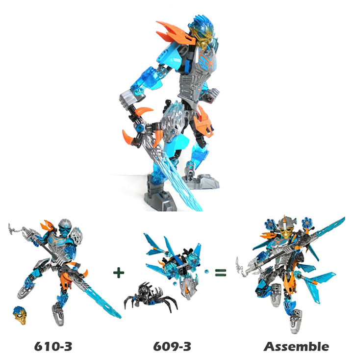 Mô hình đồ chơi siêu nhân Robot Bionicle 610-3 Gali Water