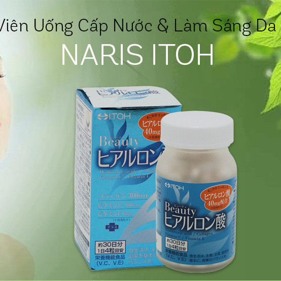 Viên uống cấp nước Itoh Beauty Hyaluronic Acid Collagen 120 viên tặng móc khóa