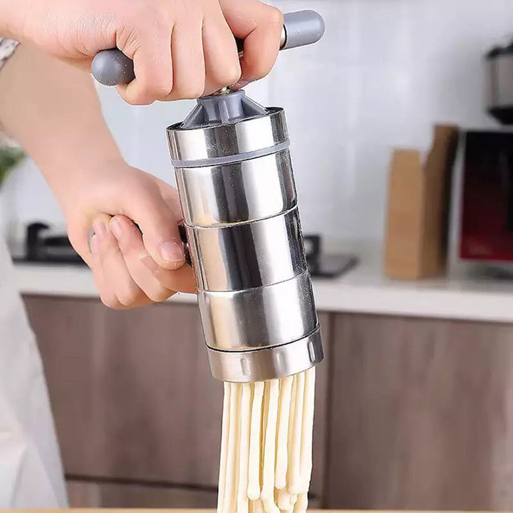Dụng cụ làm Làm Bún, Bánh Canh, Mì, Bánh lọt... Tại Nhà 4 Đầu Inox Cao Cấp