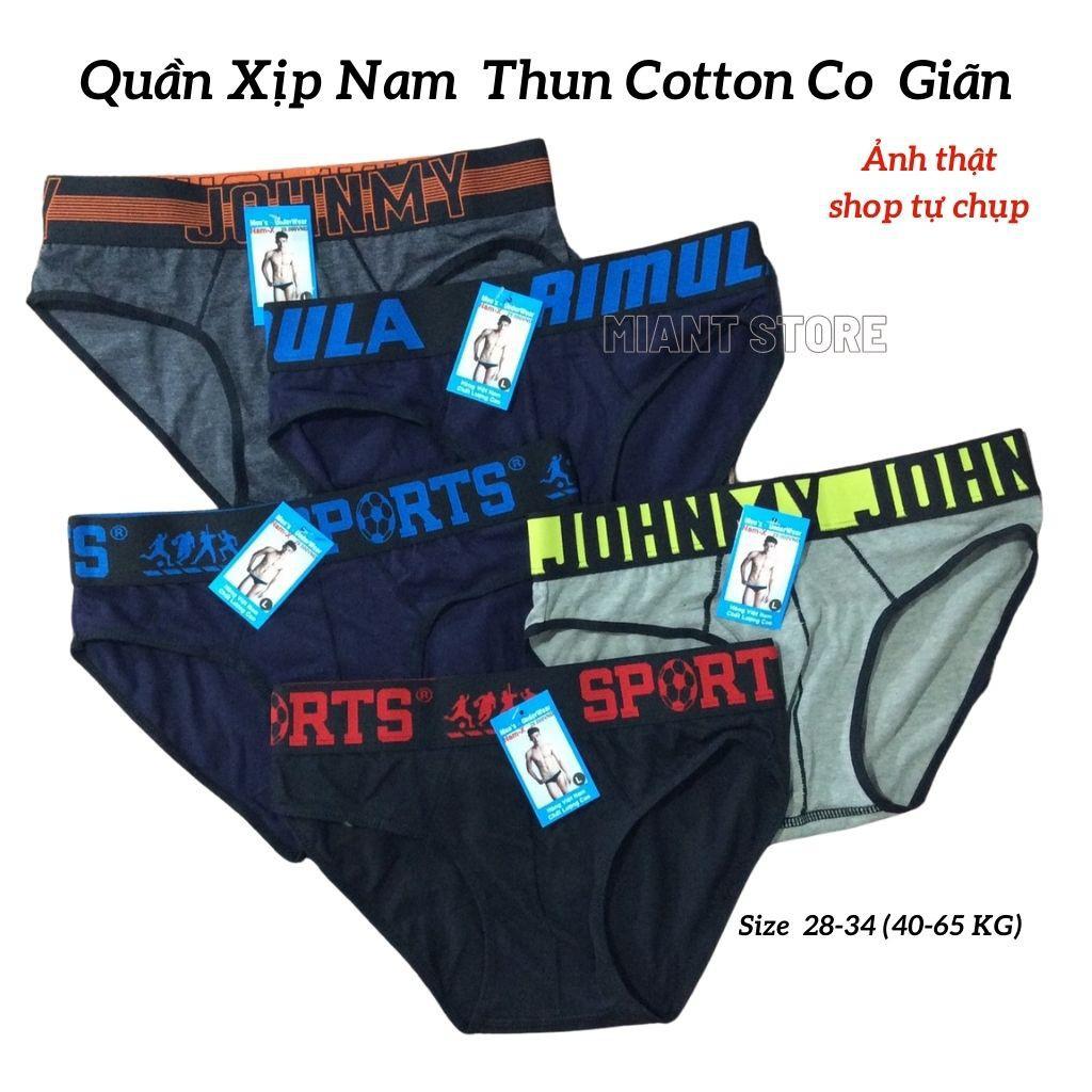 Quần Lót Nam Cao Cấp️️ Chất Coton Thoáng Mát, Thoải Mái Vận Động, Màu Sắc Nam Tính