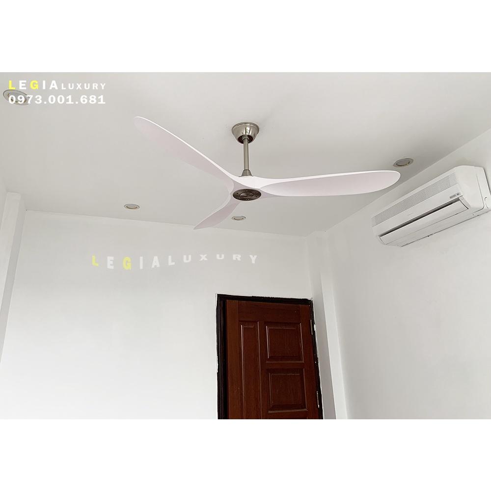 Quạt Trần Hiện Đại Gió Mạnh Lê Gia LGFAN713T - Chiều Cao 25cm - Sải Cánh 155cm - Bảo Hành 5 Năm