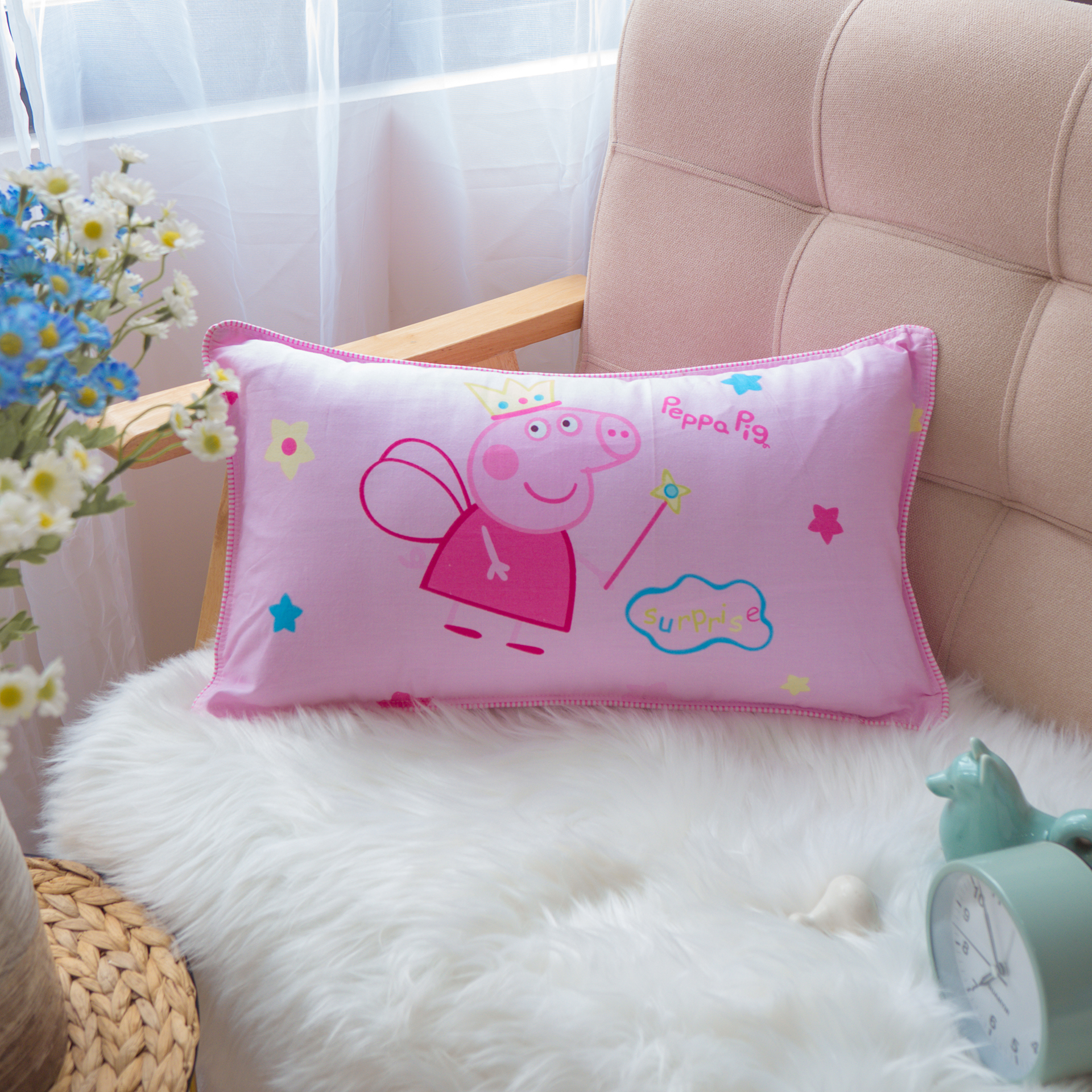 Gối Cotton Hoạt Hình Dễ Thương 30x50cm cho trẻ