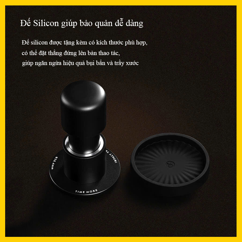 TAMPER TIMEMORE IMPULSE IMPACT | Tay nén cà phê espresso TIMEMORE