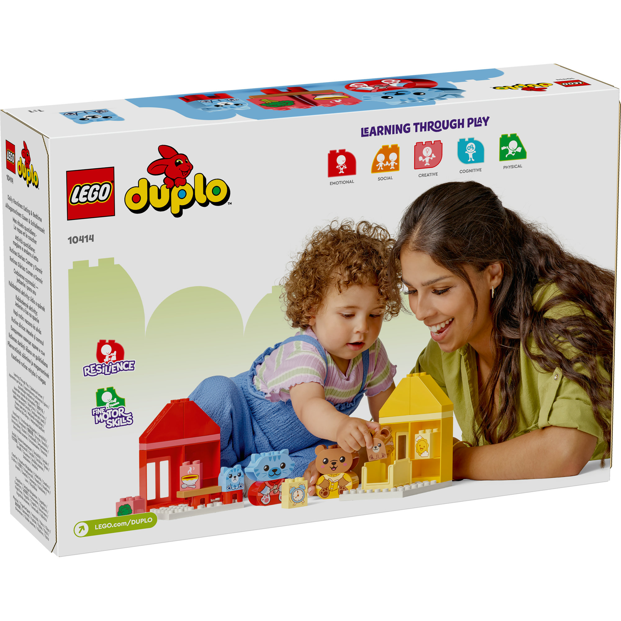 LEGO DUPLO 10414 Đồ chơi lắp ráp Phòng ăn và phòng ngủ của bé (28 chi tiết)