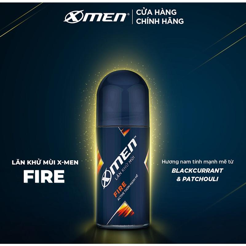 Combo Lăn khử mùi X-men Fire 50ml