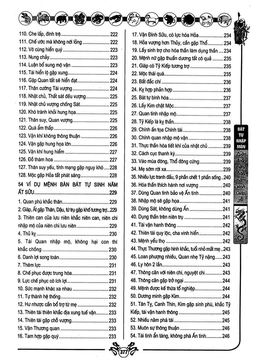 Bát Tự Nhập Môn - Luận Đoán Mệnh Bàn Năm Sinh Giáp, Ất - QB