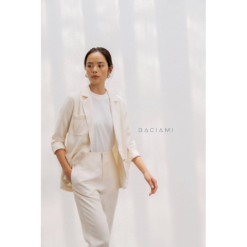 Baciami-Bộ Vest Cổ Ve Quần Dài